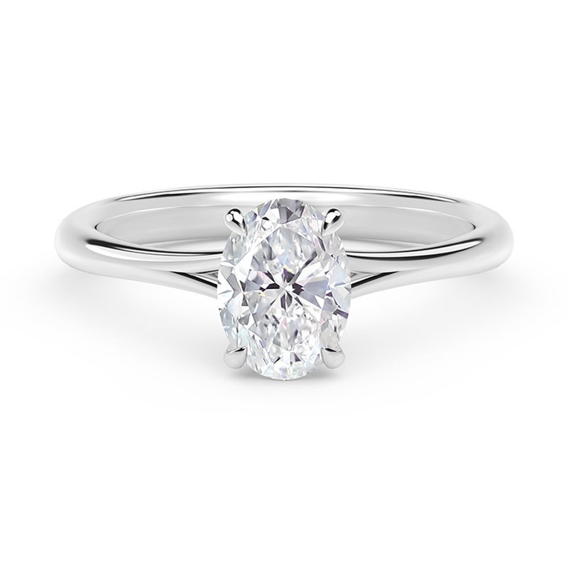 De Beers Forevermark Icon™ Setting Oval Diamond Engagement Ring